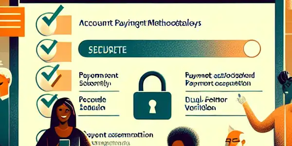 A diverse group of people engaging in secure online transactions in a cozy, inviting room.